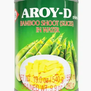 Aroy-D Bamboo Shoot Slices in Water (19 oz / 540g)